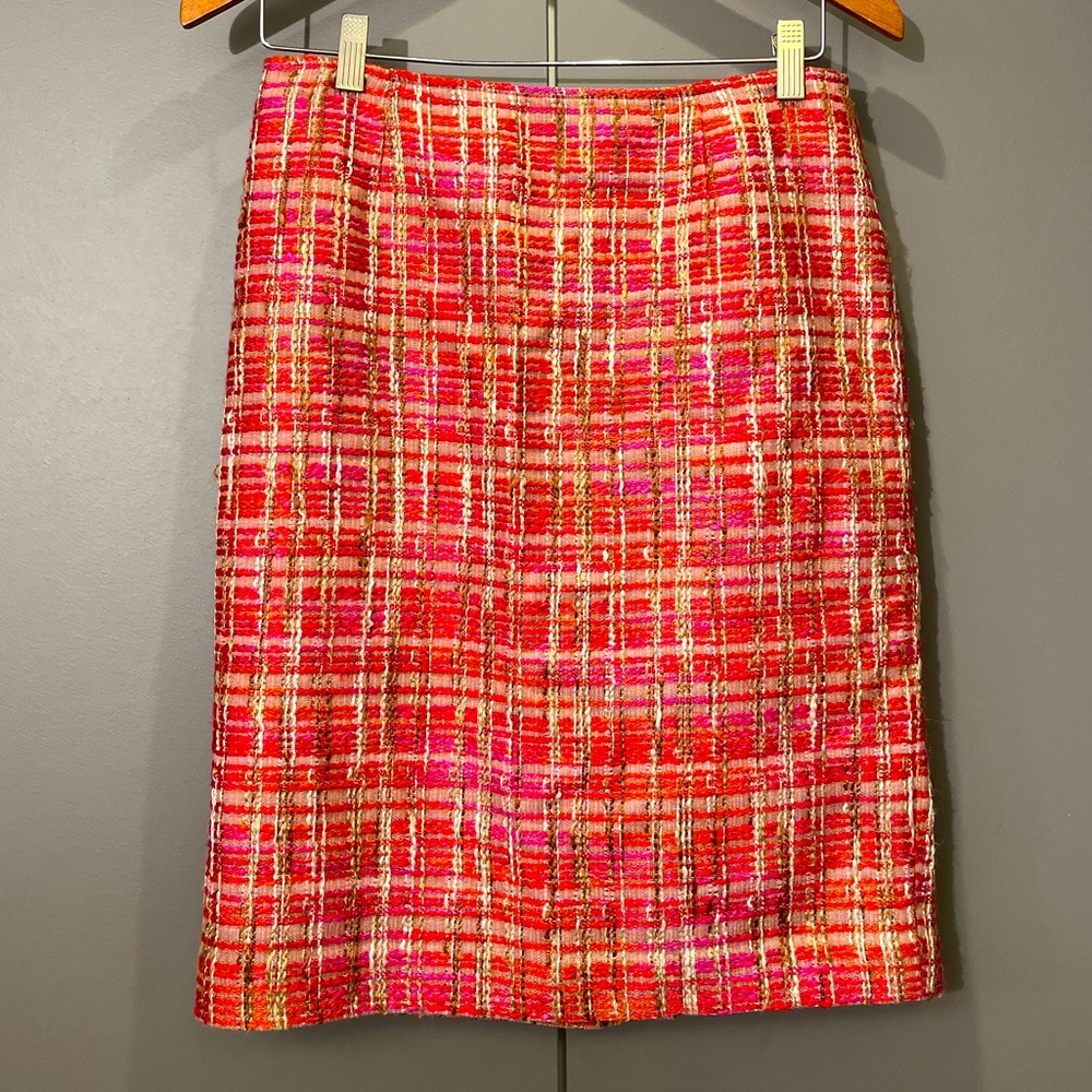 Jones New York Pink Tweed Skirt size 4